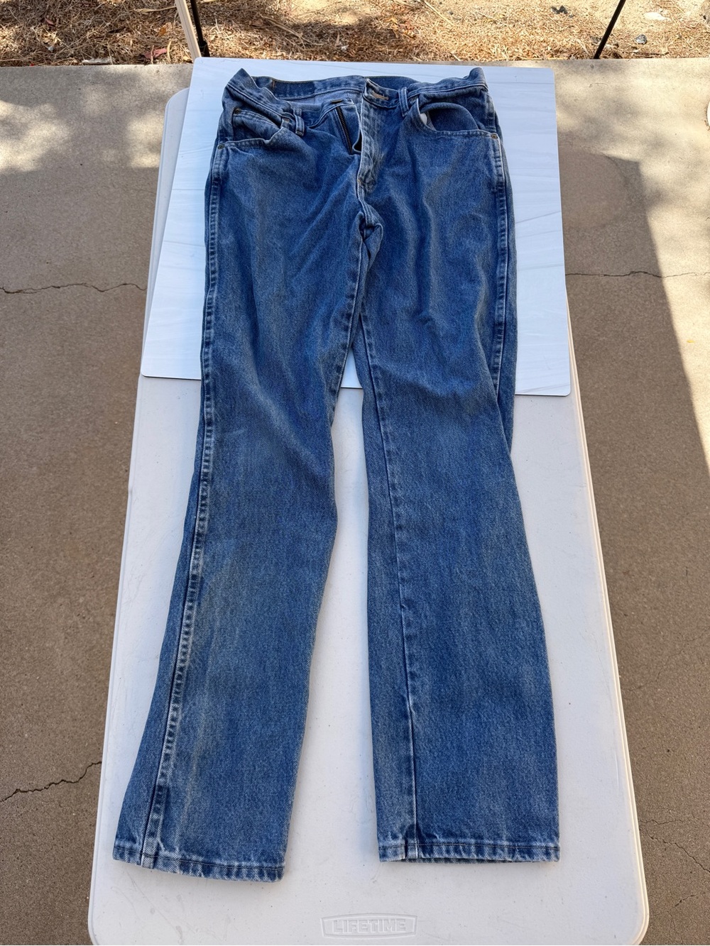 Wrangler Blue Straight-Leg Women's Jeans